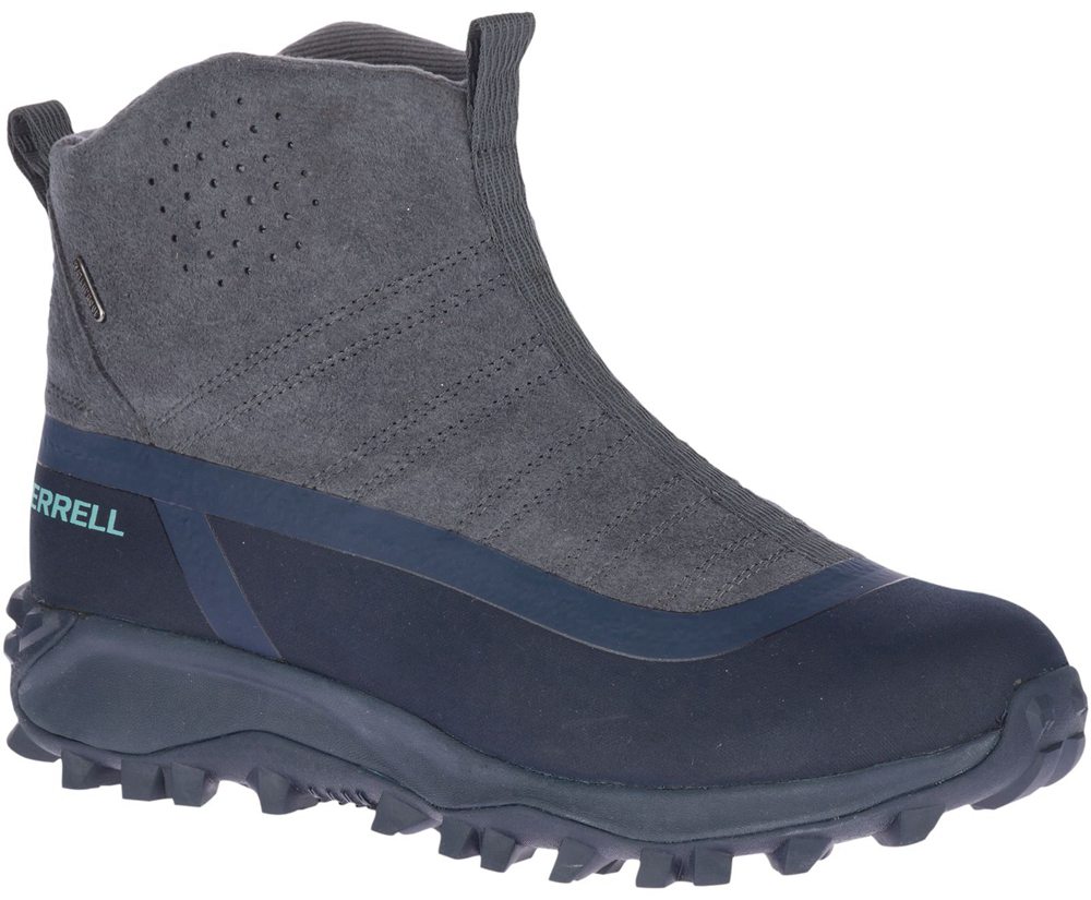Merrell Støvler Dame - Thermo Snowdrift Zip Mid Shell - Grå - SVN390625